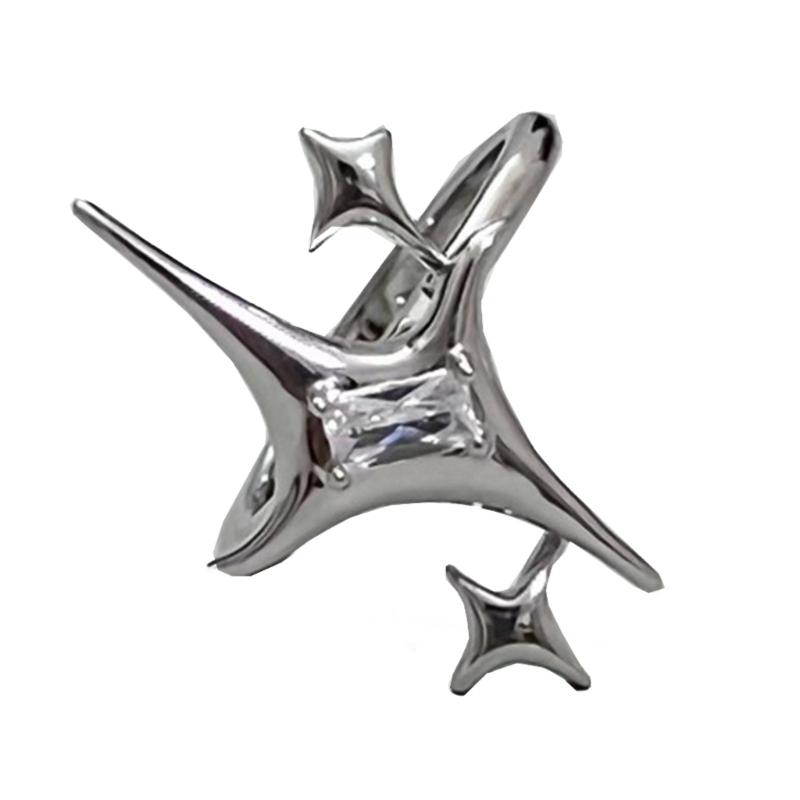 Two Hands Than Heart Rings Punk Gothic Hip Hop Band Jewelry Charm Gift Statement Promise Anniversary Ring for Women Men