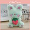 Adorable Cute Plush White Rabbit Keychain Creative Fruit Bunny Plush Toy For Girls