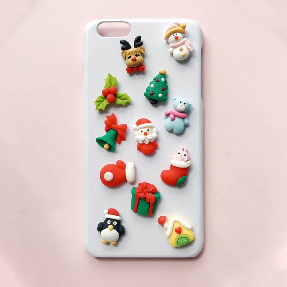 Phone Decoration Cute Scrapbooking Craft Glue Flat Back Cabochon Christmas Decor Embellishment