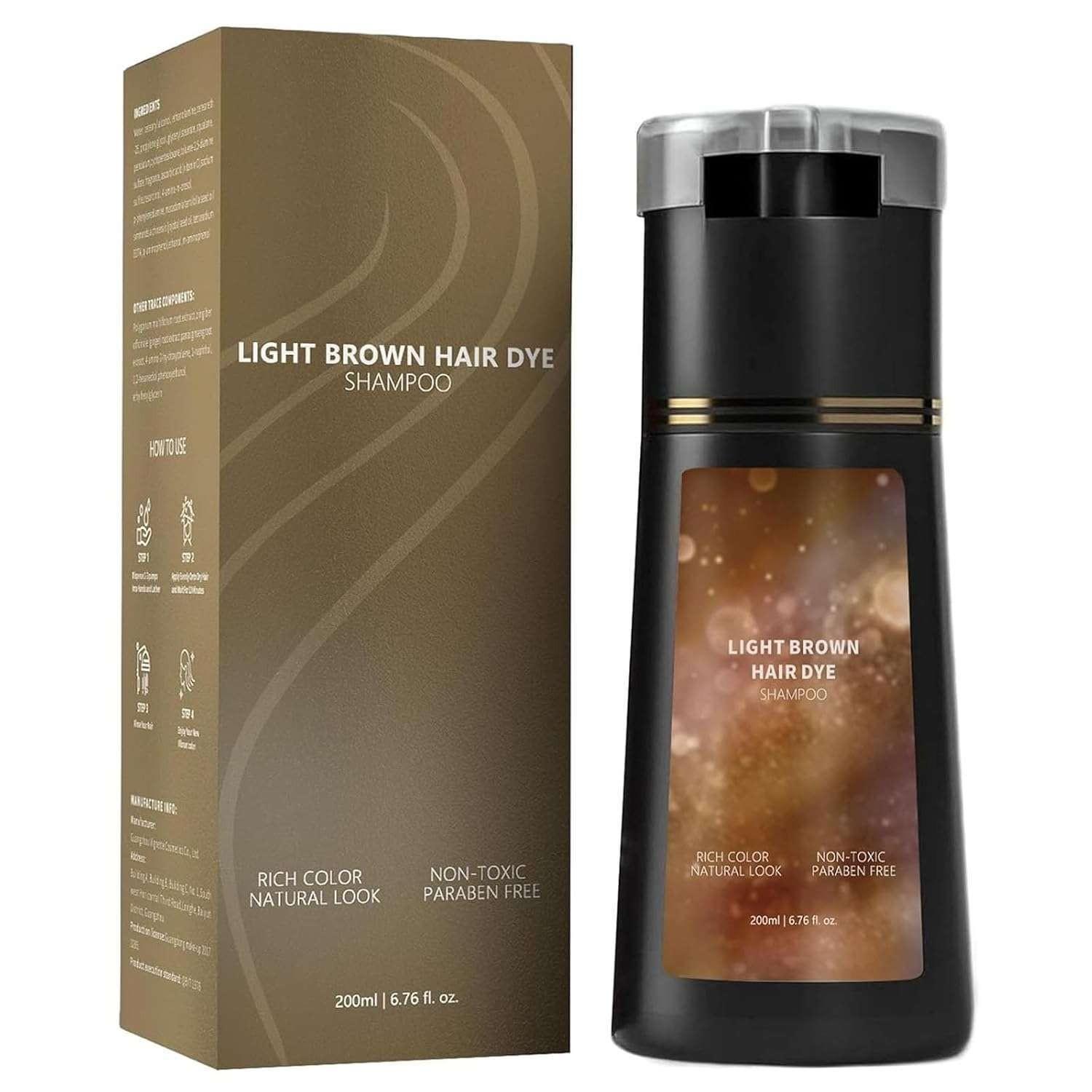 

Шампунь для волос COLOR SHAMPOO Bubble Color Hair, Цветное растение, Пена для волос, Парикмахерская 200 мл One Size коричневый