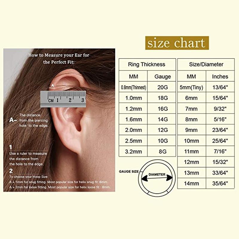 G23 Titanium Piercing Clicker Hight Segment Star Nose Rings Open Small Septum Hoops Earrings Helix Ear Piercing Body Jewelry 16G