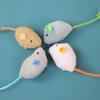 Catnip Mouse Teaser Toys: Scratch & Bite Resistant, Self-Playing Teething Toys for Cats
