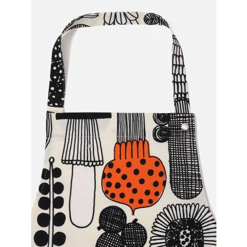 Marimekko Puutarhurin Parhaat Apron Women's 52_1_52259474334 F Black/Orange