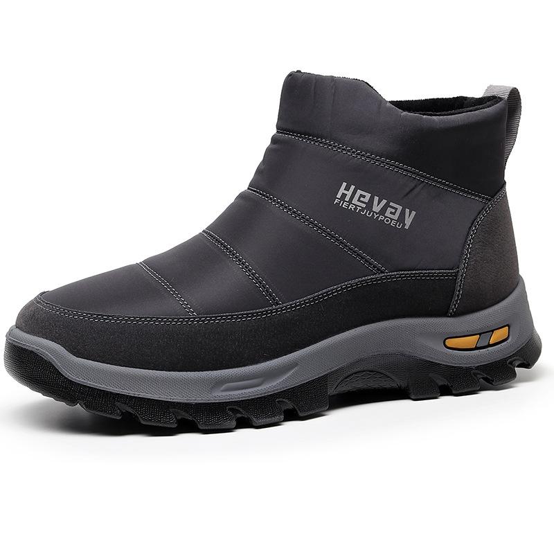 Men Shoes New Boots Men Winter Snow Boots Casual Men Winter Boots Outdoor Sneakers Furry Warm Male Shoe Waterproof Work Shoes
