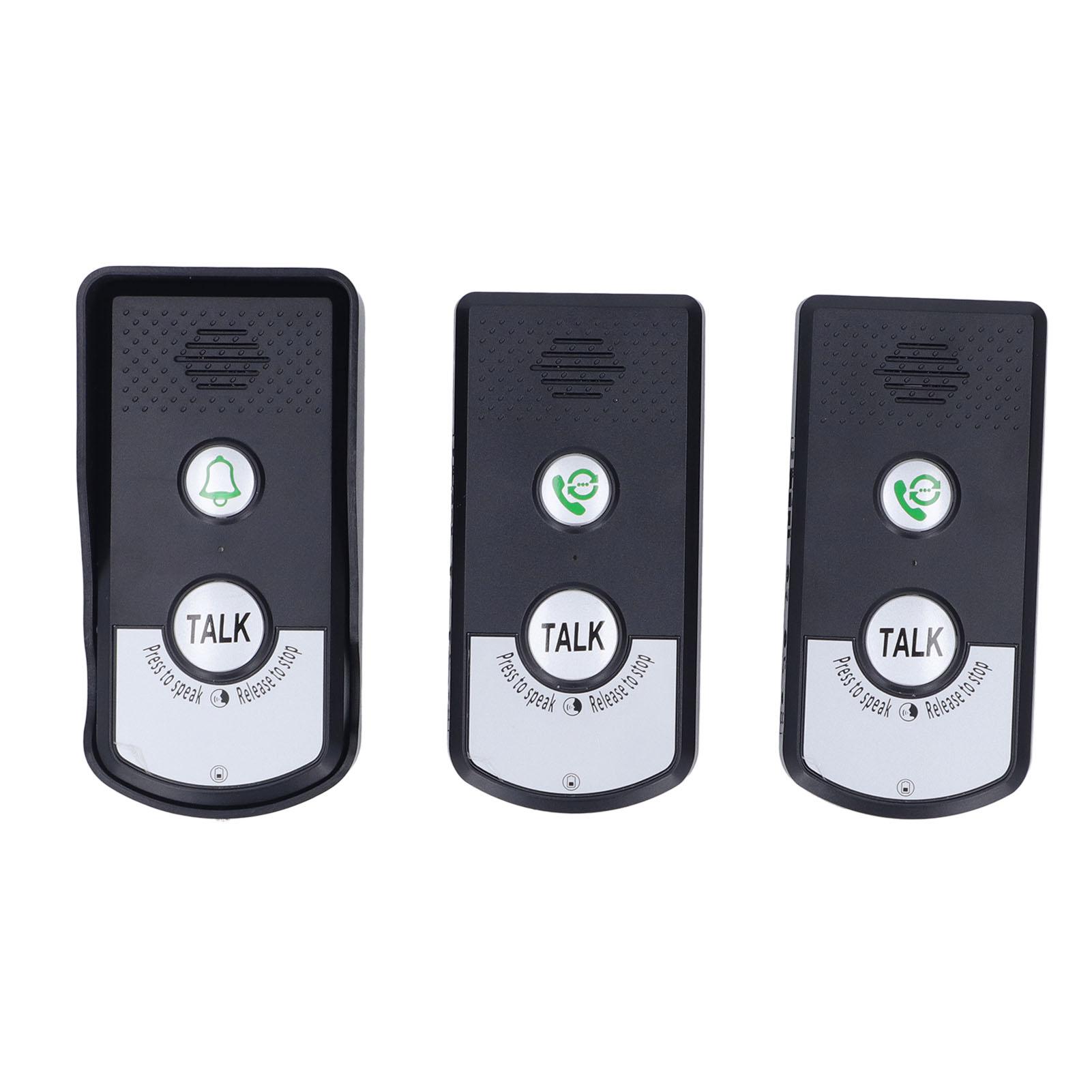 

Wireless Intercom Doorbell 1500 Meters 2 Charging Methods Intercomunicador for Home Security