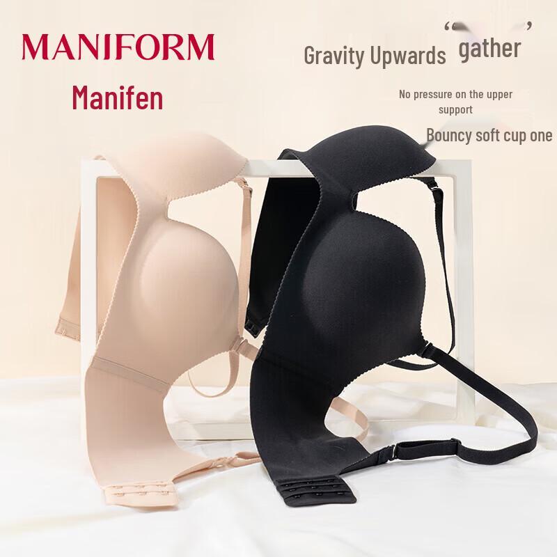 Maniform 2-Pack Wireless Push-up Bra 75A