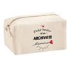Trousse multifonction Bazar d'un Archiviste d'amour Cadeau Anniversaire Idée Personnalisé | Trousse Scolaire Fournitures Bureau