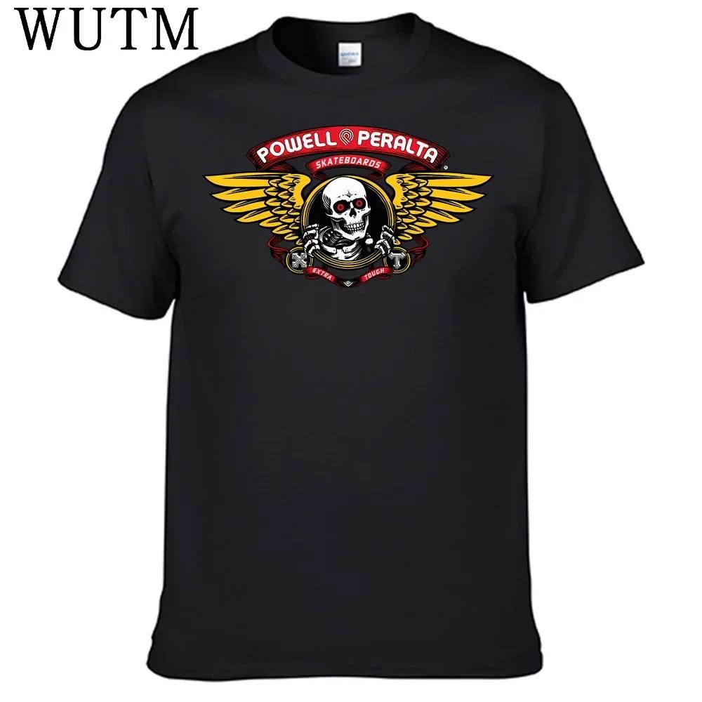 GUOYAN TOP Powell Peralta T-shirt 100% Katoen T-shirt Heren Shirt Tops L