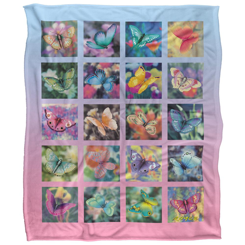Royce McClure Silky Butterfly Box Supersoft Blanket