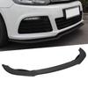 K SEEK DESIGN 3Sections Front Bumper Splitter Lip Replacement for MK6 R R20 20092013(Gloss Black )