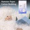 200g Hamster Papierwattepad Weiches Natürliches Papier Hamsterstreu Wasseraufnahme Sichere Käfigdekoration Warmhalten