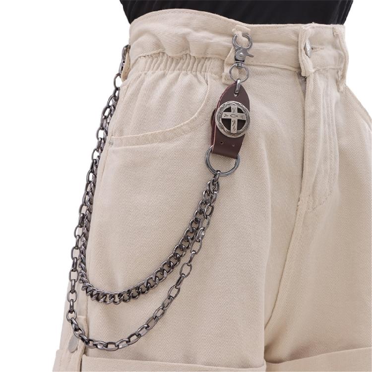 Tassels Chain Belt Personality Charm Belt Fashionable Studded Metal Chain Belt for Everyday and Event Use