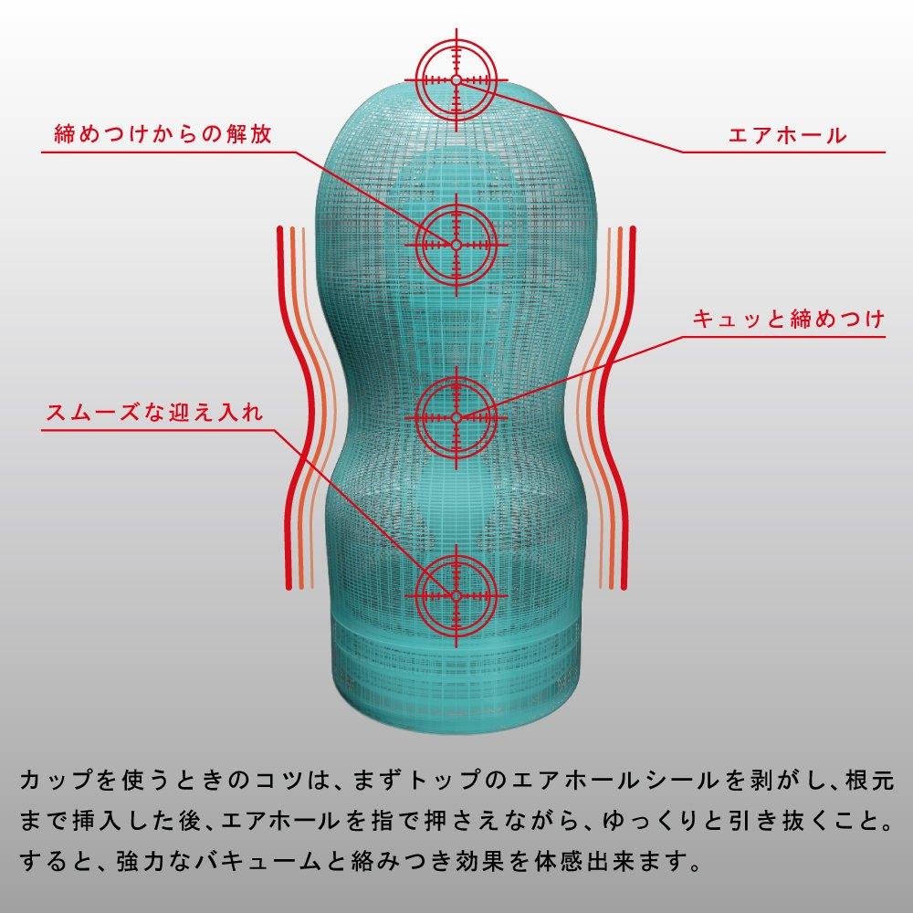 TENGA 3 cup set soft deep throat tube rolling head