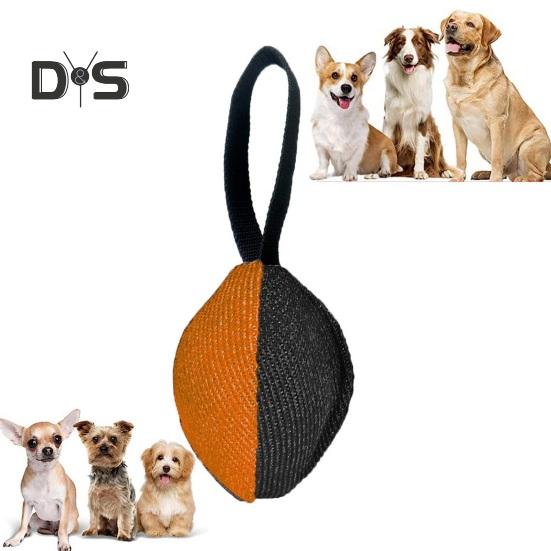 Dog Tug Ball Tough Bite Pillow Dog Training Equipment Interactive Chew Toy for Aggressive Chewers Bite Training Toy