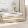 Bed Drawers Sonoma Oak 140 x 36.5 x 16.5 cm Particleboard