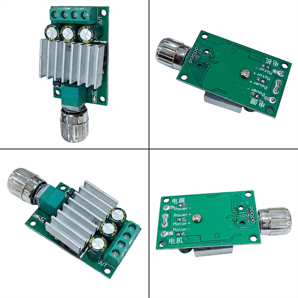 PWM DC Motor Control Speed Regulator 12V 24V 10A Voltage Regulator Dimmer Adjustable Motor Driver Control Switch