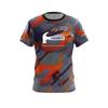 Neues Herren Hammer Eiswaffel-Kegel-Split-Print Bowling-Trikot Kurzarm Performance Sport-T-Shirt Fan Lässige Streetwear Oberteile