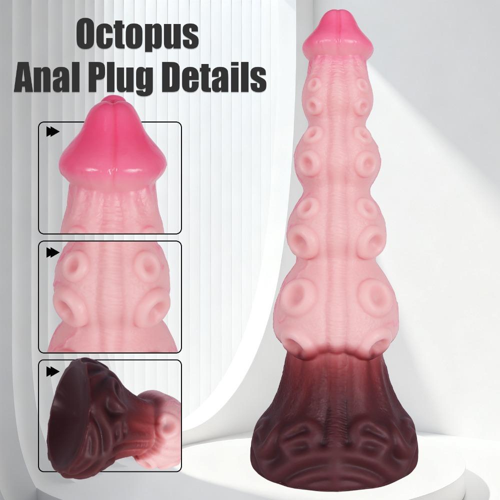 Liquid Silicone Dildo Anal Plug Kit for Couples, Handmade Anal Stretcher Sex Toys for Adult