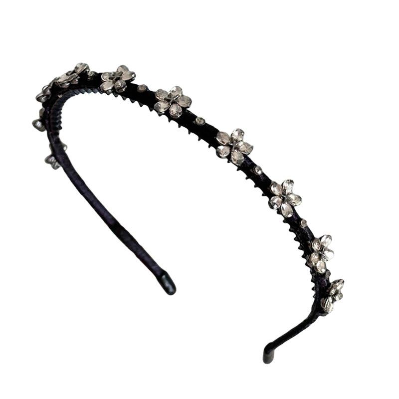 Neues Strass-Zahnstirnband im Internet-Promi-Stil, super feenhaftes Temperament, einfacher und vielseitiger Perlen-Haarclip Haare