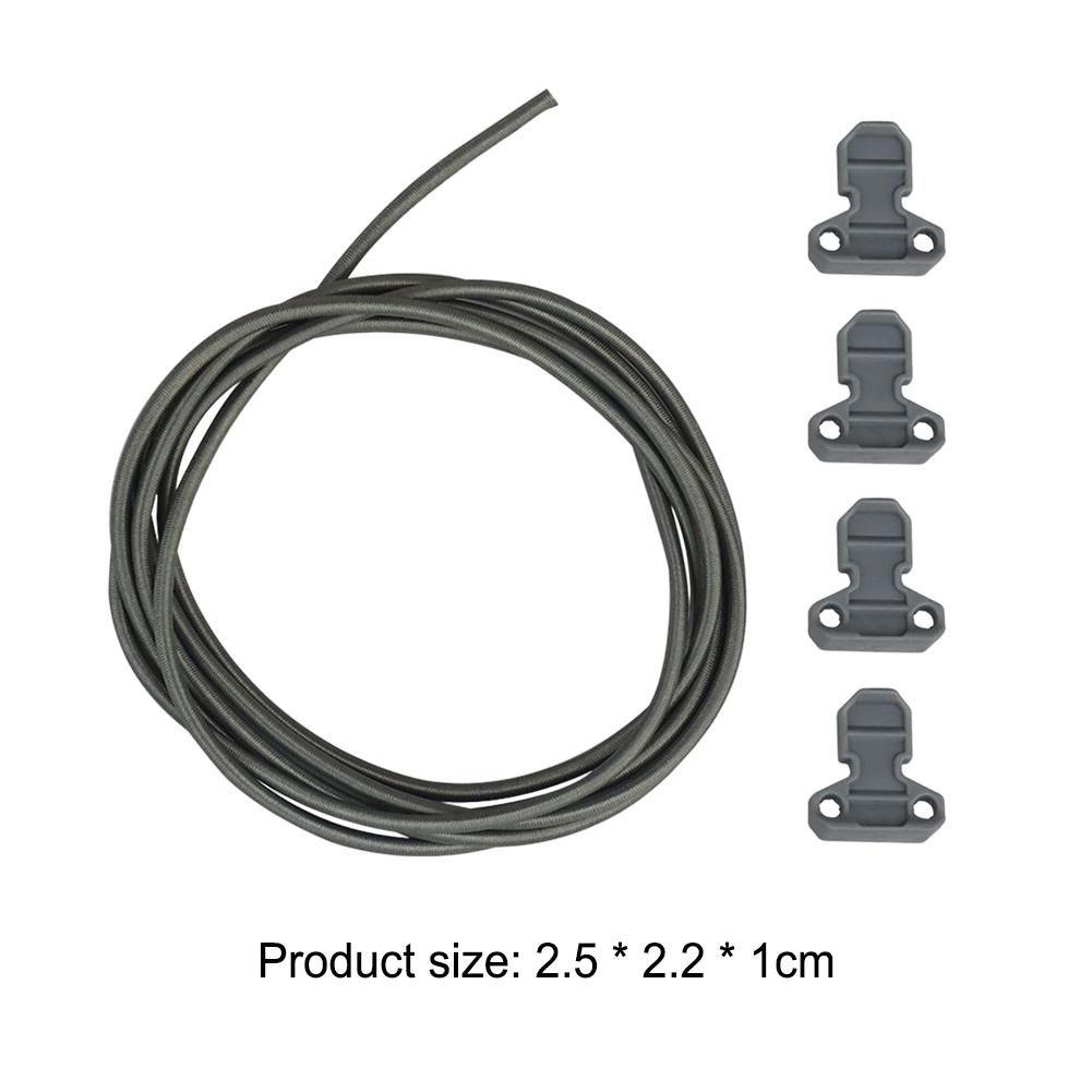 4pcs Magazine Bag Pull Tab Adjustable Shock Cord Retainer Magazine Pouch Portable Nylon Pull Tab Accessories for Mag Pouch Vest