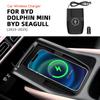 For BYD Seagull 2023 2024 2025 Car Wireless Charger Pad Fast Charging Center Console Organizer Interior Modification Accessories.