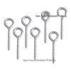 High-Quality Metal Silver Self-Tapping Screw Eye Bolt Ceiling Hook