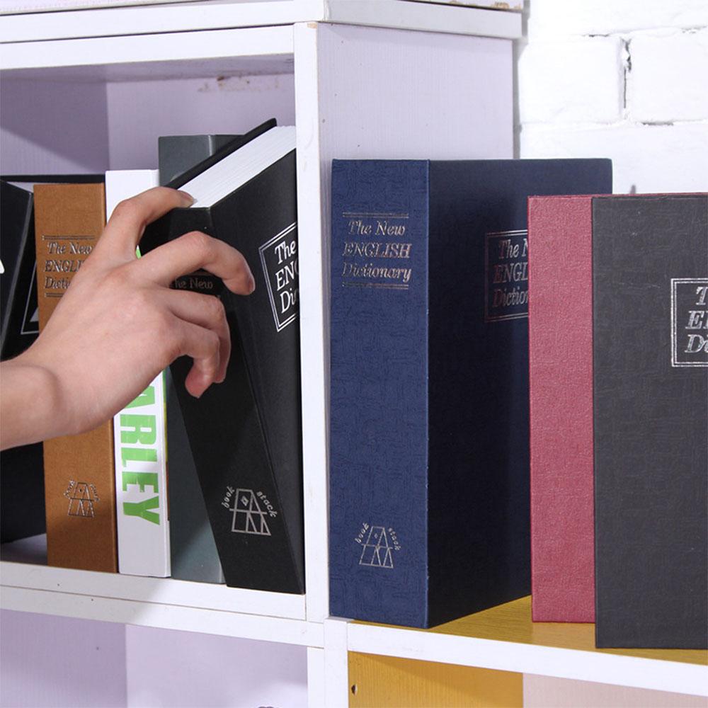 Book-Shaped Security Safe Box - Secret Storage for Money & Jewelry