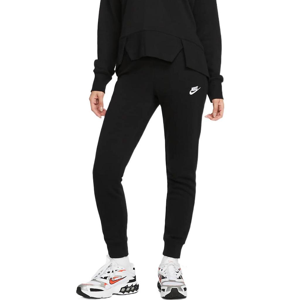 Nike Solid Color Logo Embroidered Jogger Pants Women Bottoms Black DQ5175-010