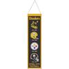 Bannière - WINCRAFT - NFL Teams EVOLUTION - Pittsburgh Steelers - 80x20cm - 70% Laine, 30% Polyester