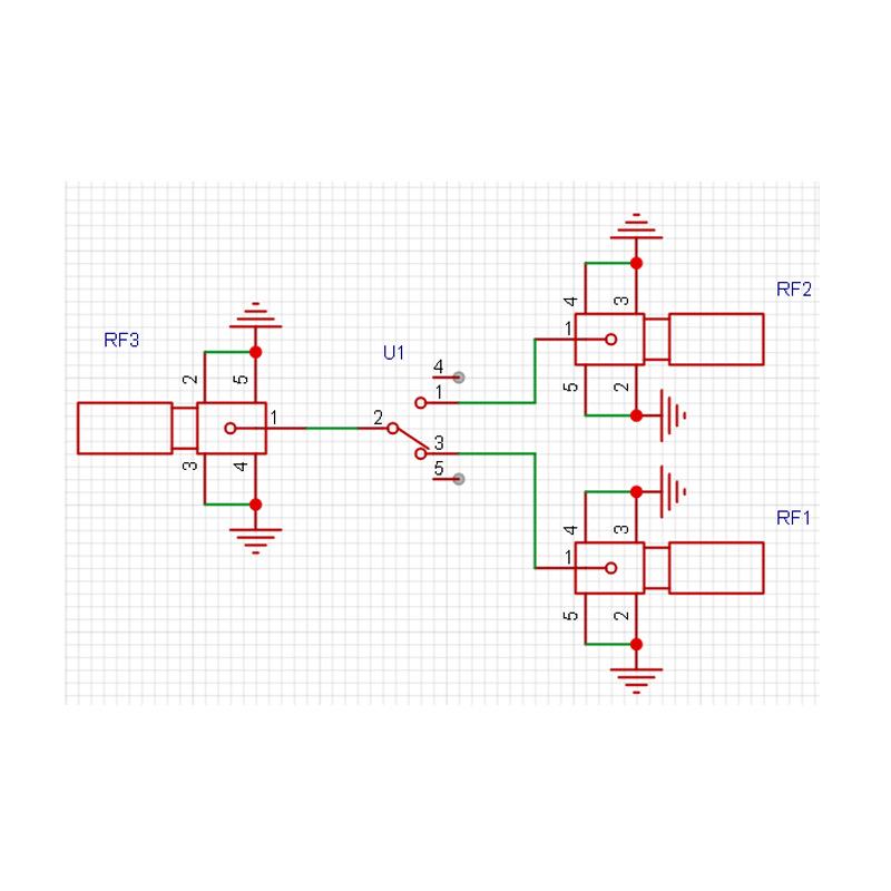 10W High-Frequency Manual RF Antenna Switch
