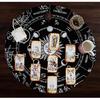 Indian Consigners Altar Cloth Zodiac Astro Witchcraft Alter Tarot Spread Table Cloth Wiccan Spiritual Sacred Cloth (Zodiac Silver)
