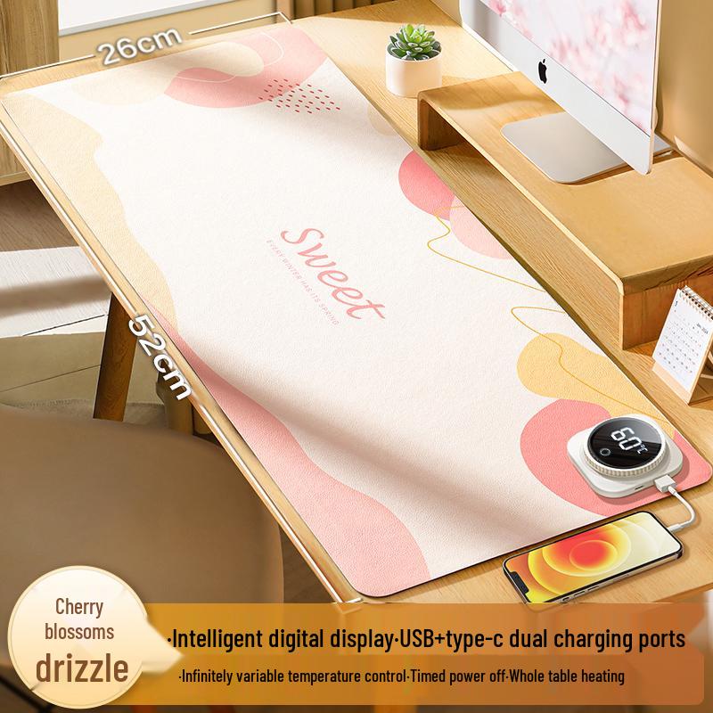 Graphene Heated Desk and Mouse Pad - Office & Student Warmth Solution