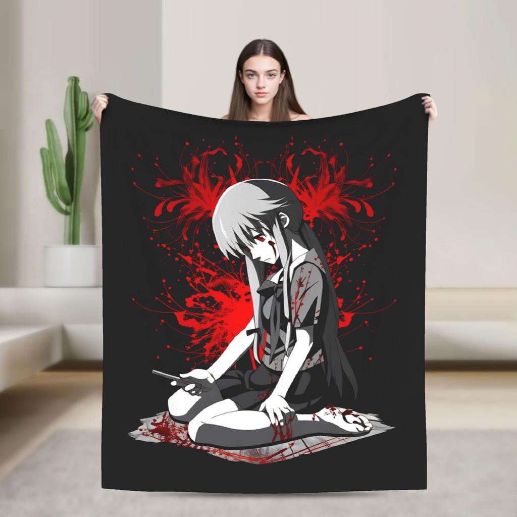 Mirai Nikki Gasai Yuno Super Soft Blankets Plush Throw Blanket Street Trend Couch Chair Flannel Bedspread Sofa Bed Cover