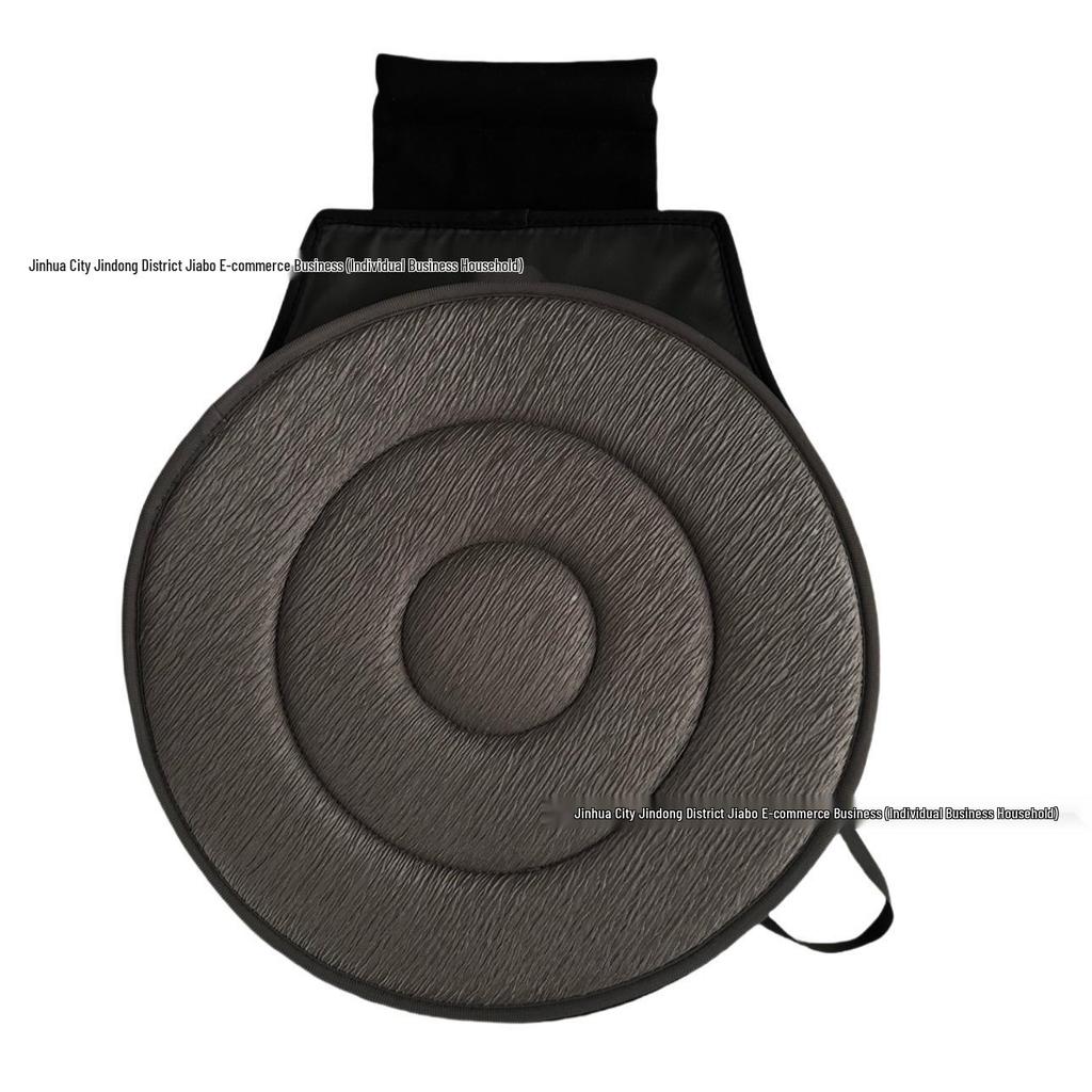 Rhombus Rotating Car Seat Cushion for Elderly and Pregnant Women - Universal Double Ring Design for All Seasons