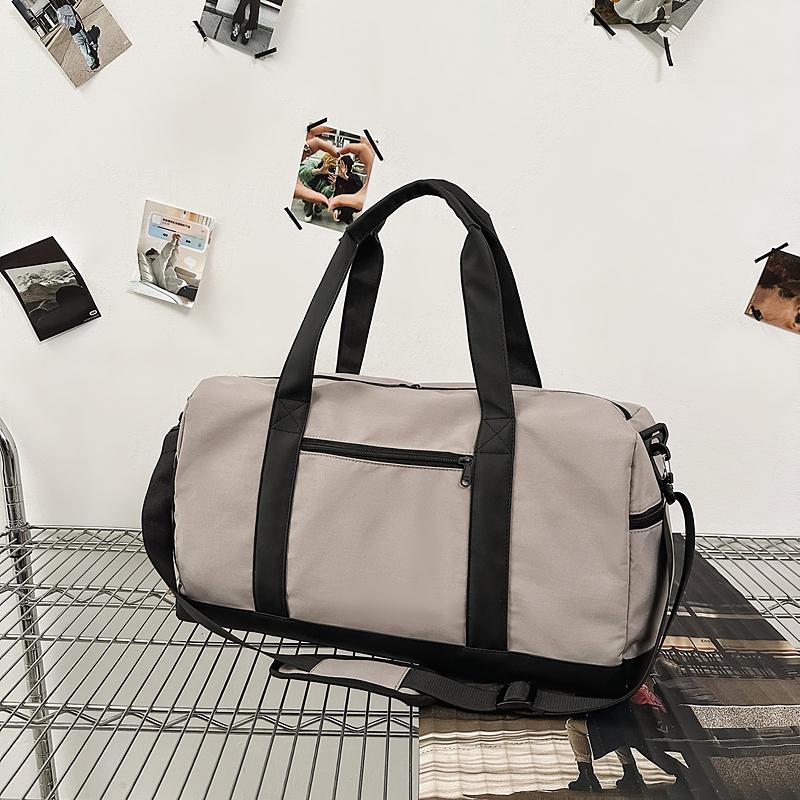 Reiseveske Stor Kapasitet Tørr og Våt Separat Vannavvisende Duffelbag Separasjon Sko Lommer Sports Fitness Bag