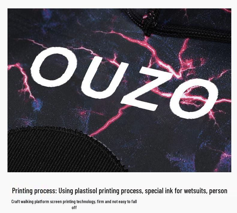 Combinaison de chasse sous-marine et de plongée pour femme 3 mm à capuche - Deux pièces pour la nage chaude en hiver, le surf et la pêche.