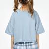 Puma Crop Tops Women's Blue Crew Neck Moderate 533212-61