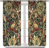 William Morris Vintage Blumenvorhänge Vögel Botanische Blume Zimmerfenster Dekorationen für Schlafzimmer Wohnzimmer 42x45 Zoll Dekor