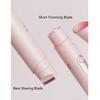 Rechargeable Cordless Hair Remover For Sensitive Skin Compact Travel Size ABS Material Unisex Body