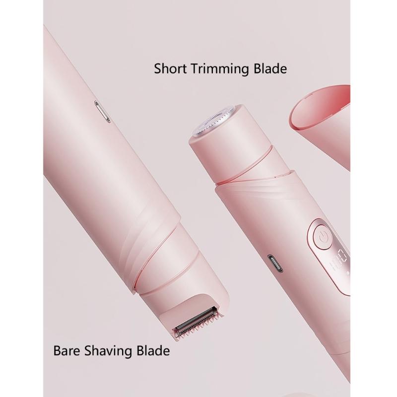 Rechargeable Cordless Hair Remover For Sensitive Skin Compact Travel Size ABS Material Unisex Body