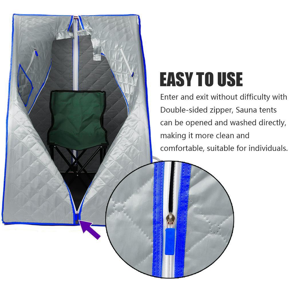 1000W Torba Sauna Generator Pary Prysznic Parowy SPA na Podczerwień Utrata Wagi Spalone Kalorie Sauna Przenośny Namiot Pokój Kabina Prysznicowa Łaźnia 2L