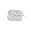 Cute Cartoon Floral Quilted Multifunctional Bag: Organizer, Document Holder, Coin Purse, Card Holder