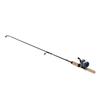 Ice Fishing Rod Kits Complete 27.6inch Rod Portable Ice Fishing Accessories with Case Jigs Float Hook Weight Reel