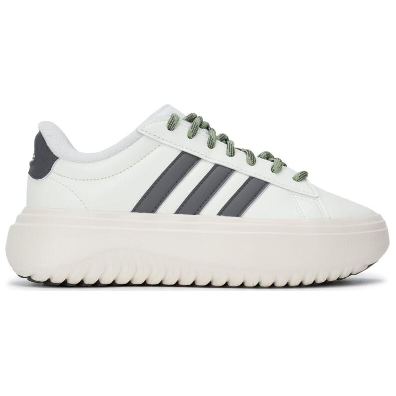 New Grand Court Women's Adidas Platform 'Ivory Black' Women's IH2427