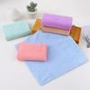 Coral Velvet Square Towel Absorb Water and Rapid Drying Edge Cut Towel Cleaning Rag Thickened Plush and Unwollen Baby Face Wash Towel