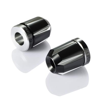 [Daytona] PREMIUM ZONE Motorcycle Bar End for Honda/Yamaha/Suzuki (M6) Scratch Type Ash Silver 93914