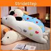 Long Dog Shaped Pillow Cute Animal Plush Bolster For Girls Bed Rest Lounge