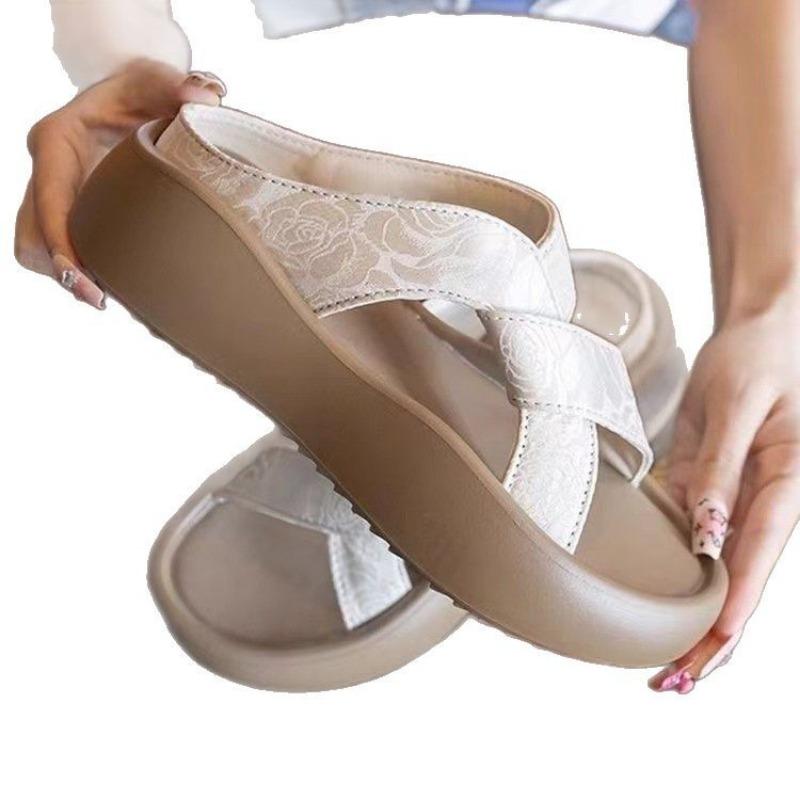 Infradito Scarpe a Suola Spessa Sandali Casual da Spiaggia e Infradito