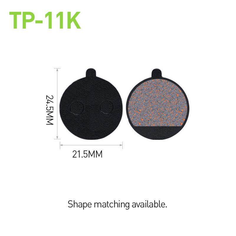 2pairs Brake pads for Kugoo KIRIN M4/M4 Pro, Kugoo G-Booster, MobyGum Xenon-R, Xenon-S, Escooter T2, H102, Denver