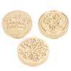 Wax Seal Stamp Set DIY Retro Decorate Snow Flower Crown Pattern Handicrafts Tools